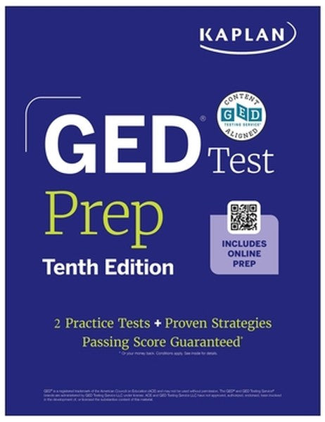 GED Test Prep, Tenth Edition (2026): Includes a Diagnostic Pretest, 2 Full Length Practice Tests, 1000+ Practice Questio