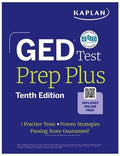 GED Test Prep Plus, Tenth Edition (2026): Includes a Diagnostic Pretest, 2 Full Length Practice Tests, 1000+ Practice Qu