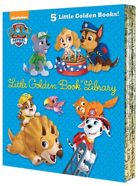 Paw Patrol Little Golden Book Library (Paw Patrol): Itty-Bitty Kitty Rescue; Puppy Birthday!; Pirate Pups; All-Star Pups