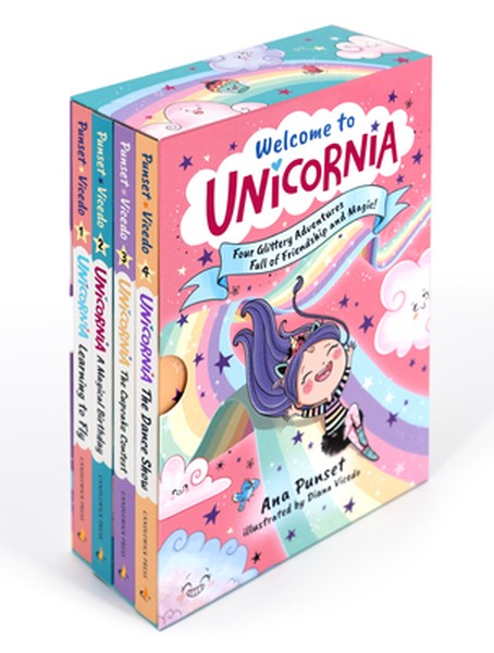Welcome to Unicornia: Four Glittery Adventures Full of Friendship and Magic!: (Box Set of Early Chapter Readers about Un