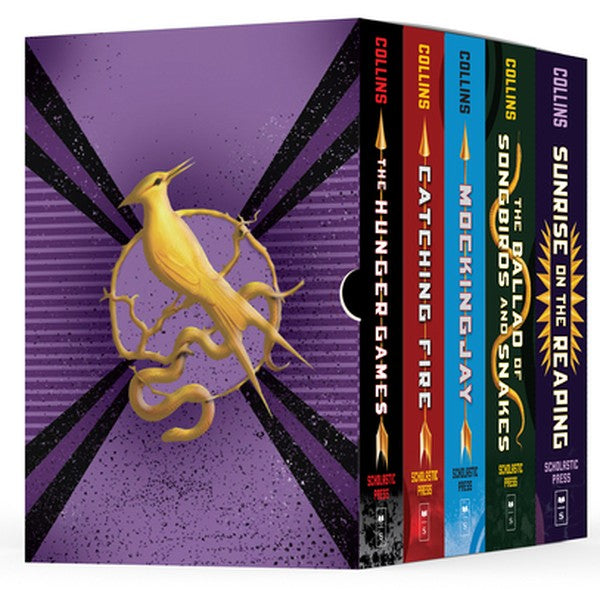 Hunger Games 5-Book Hardcover Box Set (the Hunger Games, Catching Fire, Mockingjay, the Ballad of Songbirds and Snakes, 