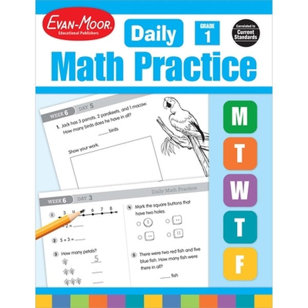 Daily Math Practice, Grade 1 Te