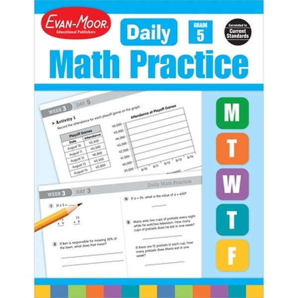 Daily Math Practice, Grade 5 Te