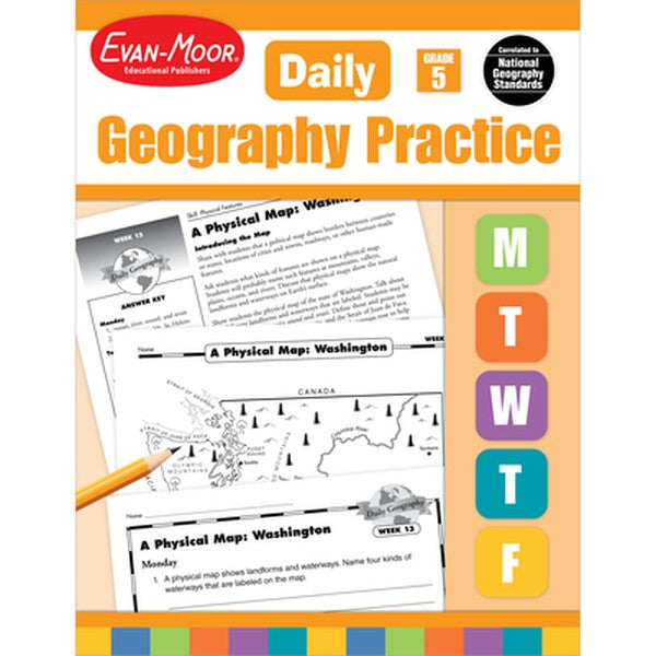 Daily Geography Practice Grade 5: EMC 3714