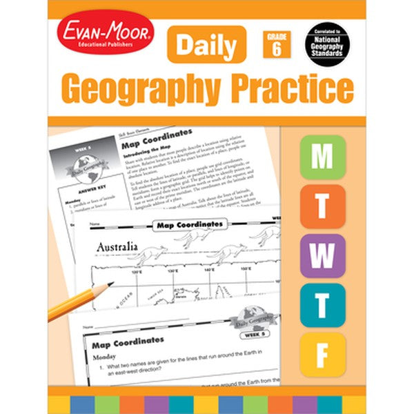 Daily Geography Practice: Grade 6