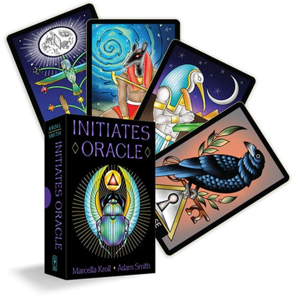 Initiates Oracle: Occult Hermetic- And Egyptian-Inspired Rituals for Profound Transformation (40 Full-Color Cards and 12