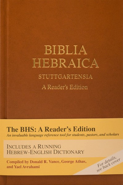 Biblia Hebraica Stuttgartensia (Bhs), a Reader's Edition, Hardcover (Hardcover)