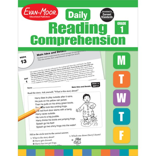Daily Reading Comprehension, Grade 1 Te