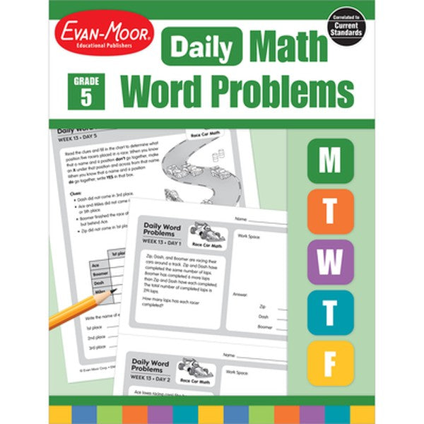 Daily Word Problems, Grade 5