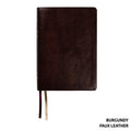 Lsb Inside Column Reference, Paste-Down, Reddish-Brown Faux Leather