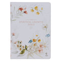 Nlt, the Spiritual Growth Bible (Faux Leather, Cream Floral Printed)