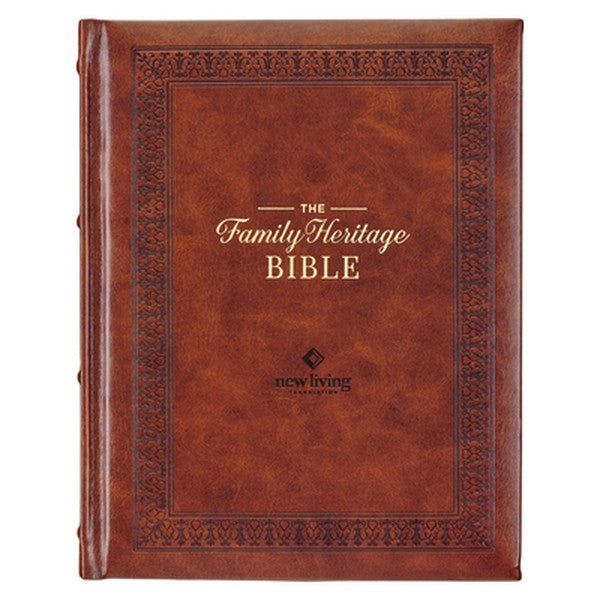 Nlt, the Family Heritage Bible (Hardcover, Brown)