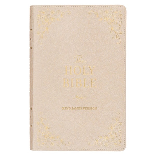 KJV Bible Deluxe Gift (Faux Leather, Pearlescent Taupe)