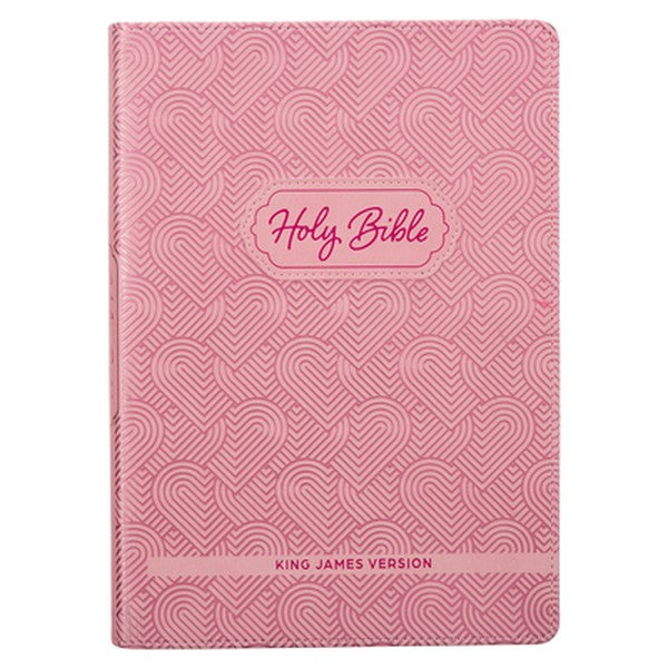KJV Bible Kid Edition (Faux Leather, Light Pink)