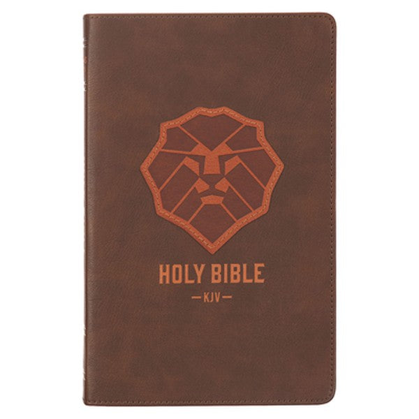 KJV Bible Kid Edition (Faux Leather, Brown)