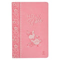 Bible NLT Infant (Faux Leather, Pink)