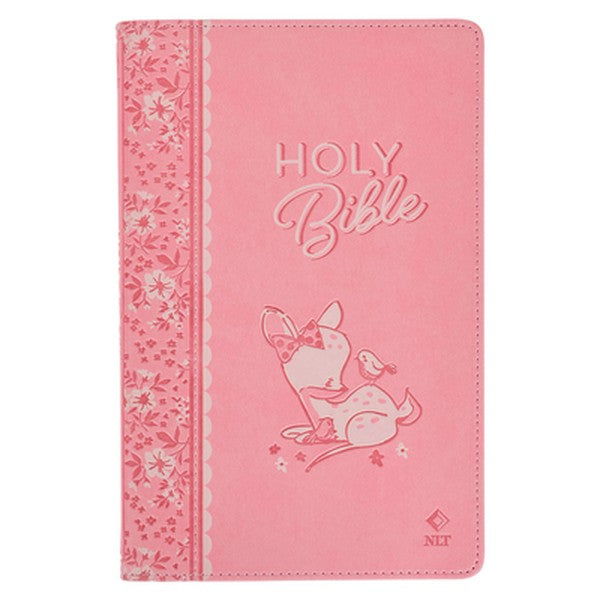 Bible NLT Infant (Faux Leather, Pink)