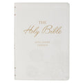 KJV Bible Super Giant Print (Faux Leather, White)