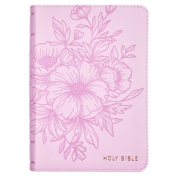 KJV Bible Compact Large Print (Faux Leather, Purple)