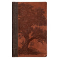 KJV Bible Giant Print Standard-Size (Faux Leather Hardcover, Brown Tree)