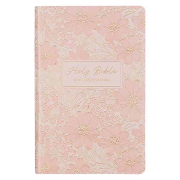 KJV Bible Deluxe Gift (Faux Leather, Pink)