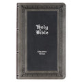 KJV Holy Bible, Giant Print Standard Size Faux Leather Red Letter Edition - Thumb Index & Ribbon Marker, King James Vers