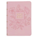 KJV Bible Compact Large Print (Faux Leather, Pink)
