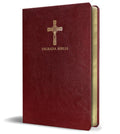 Biblia Católica En Español. Símil Piel Vinotinto, Tamaño Compacto / Catholic Bible. Spanish-Language, Leathersoft, Wine,