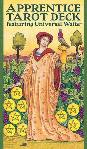 Apprentice Tarot Deck: 78 Cards for Beginners Featuring Universal Waite(r) with Tarot Meanings & Keywords for Easy Learn