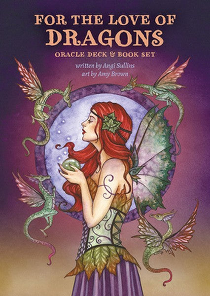 For the Love of Dragons Oracle Deck & Book Set: Artist Amy Brown's Special Collector's Set for Fortune-Telling with 44 P