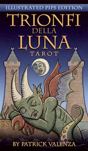 Trionfi Della Luna Tarot: Fully Illustrated 78-Card Tarot Deck Inspired by Marseilles Style Tarot, Includes 68-Page Book