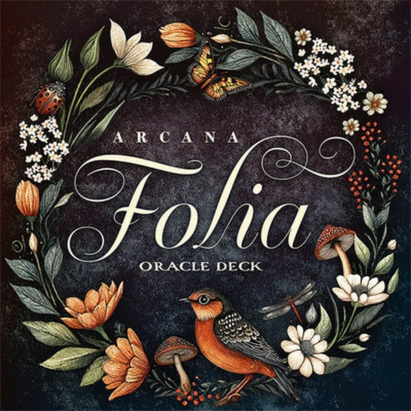 Arcana Folia Oracle Deck: 50-Card Round Deck, Nature-Inspired Artwork, Channel Plant Energy, Divination and Inspiration,