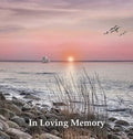 Funeral Guest Book, "In Loving Memory", Memorial Guest Book, Condolence Book, Remembrance Book for Funerals or Wake, Mem