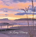 Funeral Guest Book, "In Loving Memory" Memorial Service Guest Book, Condolence Book, Remembrance Book for Funerals or Wa