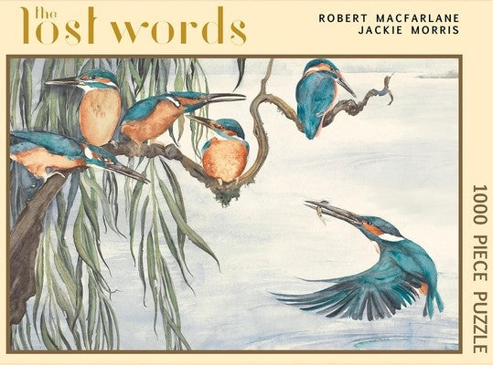 The Lost Words 1000 Piece Jigsaw Puzzle: Kingfisher