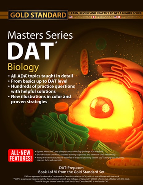 DAT Masters Series Biology: Comprehensive Preparation and Practice for the Dental Admission Test Biology by Gold Standar