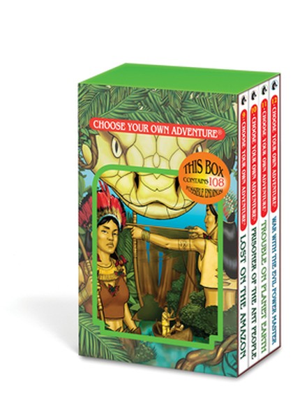 Choose Your Own Adventure 4-Book Boxed Set #3 (Lost on the Amazon, Prisoner of the Ant People, Trouble on Planet Earth, 
