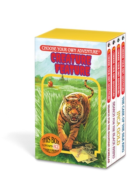 Choose Your Own Adventure 4-Book Boxed Set Creature Feature Box (the Case of the Silk King, Inca Gold, Search for Black 