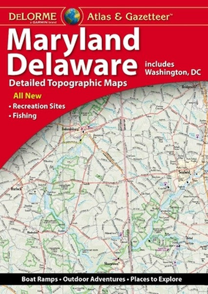Delorme Atlas & Gazetteer Maryland/Delaware