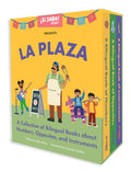 La Plaza: A 3-Book Box Set for Learning Spanish and English Words for Numbers, Opposites, and Musical Instruments