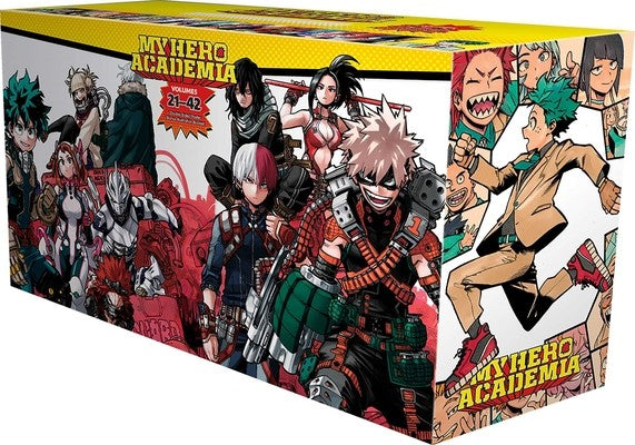 My Hero Academia Box Set 2: Includes Volumes 21-42 with Premium