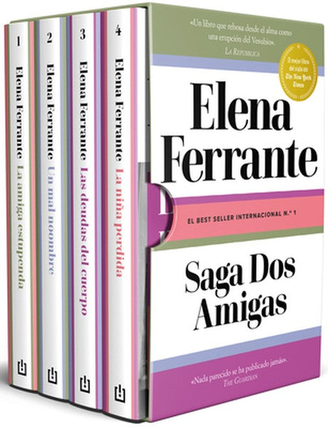 Estuche Saga DOS Amigas (La Amiga Estupenda / Un Mal Nombre / Las Deudas del Cuerpo / La Niña Perdida) / Neapolitan Nove