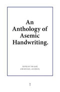 An Anthology of Asemic Handwriting