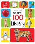 My First 100 Library: Boxset of 5 Early Learning Board Books for Kids/Children (Homeschool / Preschool / Baby/Toddler)