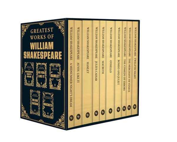 Greatest Works of William Shakespeare (Boxed Set of 10) - Hamlet / Othello / The Merchant of Venice / Macbeth / The Come