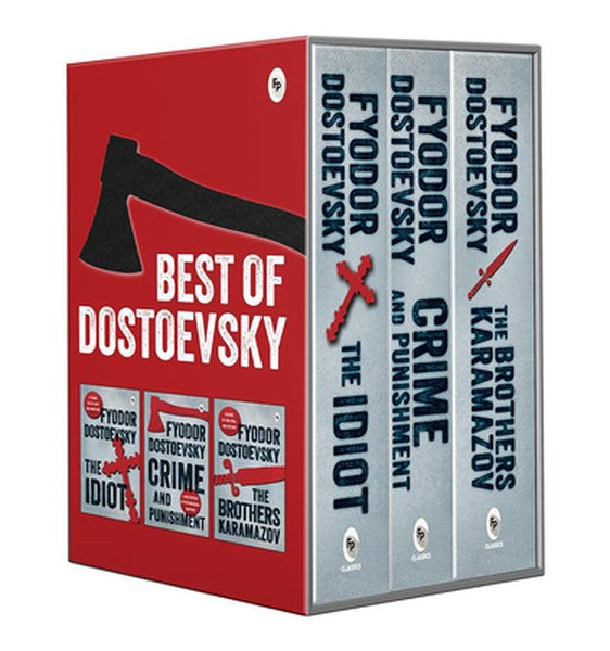 The Best of Dostoevsky Boxed Set - Timeless Masterpieces of Fyodor Dostoevsky / Crime and Punishment / The Idiot / Broth