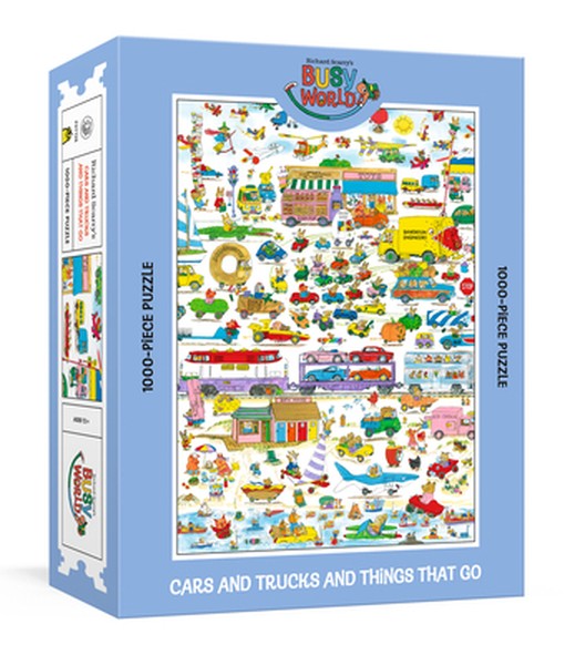 Richard Scarry's Cars and Trucks and Things That Go: 1000-Piece Puzzle: A Nostalgic Jigsaw Puzzle Inspired by the Timele