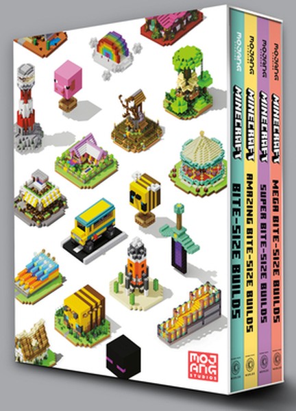 Minecraft: Bite-Size Builds Collection 4-Book Boxed Set: Minecraft: Bite Size-Builds, Minecraft: Amazing Bite-Size Build