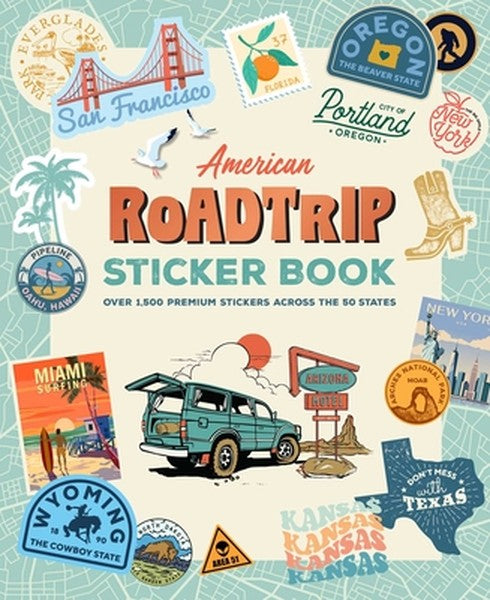 American Road Trip Sticker Book