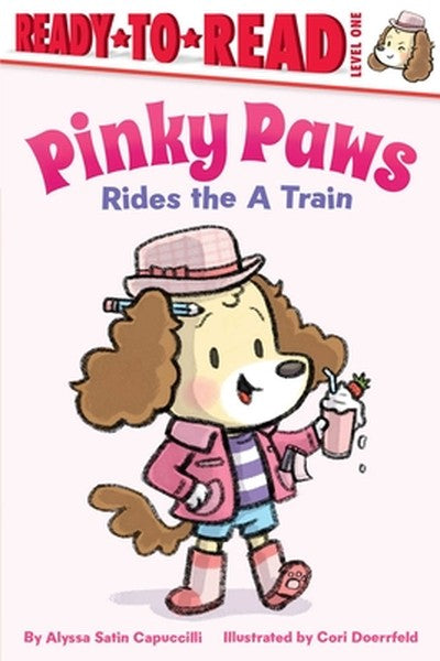 Pinky Paws Rides the a Train: Ready-To-Read Level 1